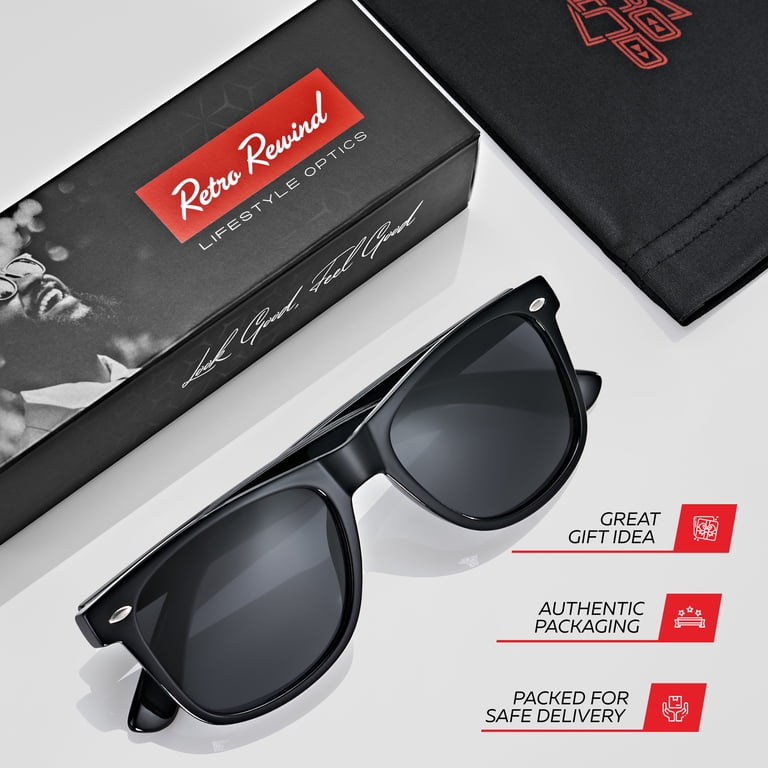 Unisex Retro Rewind Polarized Sunglasses UV Protection Classic Sun Glasses Retro Rewind Polarized Sunglasses for Men and Women – UV  main image 3