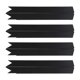 thumbnail image 3 of 4x Clips de conector herramientas de jardinería de 90 grados negro 10,2 "de altura borde de paisajismo estacas de Metal para valla jardín borde al, 3 of 8