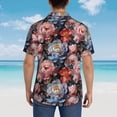 thumbnail image 6 of Haiem Rose Flowers Printed Hawaiian Shirt for Men - Men’s Casual Beach Summer Shirts - Stretch Fabric with Modern Fit-XX-Large, 6 of 9