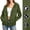 Army Green plus size zip up jacket a1, variant on Plus Size Hooded Zip Up Jacket for Women Fall Winter Spring Casual Solid Basic Windbreaker Outdoor Raincoat Long Sleeve Loose Travel Cycling Coat, Dark Gray 2XL