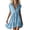 Light Blue, variant on Button Down Shirt Dress for Women Casual Summer Cozy Cotton Linen Dresses Cute Ruffle Hem Short Sleeve Plus Size Mini Dress 2026 Pink S