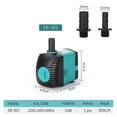 thumbnail image 5 of Ultra-Quiet Submersible Water Fountain Pump 3W 6W 10W 15W 25W Filter Fish Pond Aquarium Water Pump Tank Fountain 220V-240V, 5 of 5