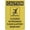 Warning Sign 6, variant on Caution Clean Agent Fire Extinguisher System Inside Building Sign, 8"x12" Metal Wall Decor, Art for Home Kitchen Farm Garden Garage