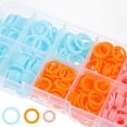thumbnail image 6 of IDEANATEGRATE Knitting Crochet Locking Stitch Markers 450Pcs 1.2X0.47In, 6 of 8