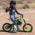 thumbnail image 5 of Floseru 49cc Gas Dirt Bikes, 2 Stroke Gas Motorcycle for Kids, Pocket Bike with Front Rear Disc Brakes, Off-Road Tires, Shock Absorption Springs, Soft Seat Cushion, Gas Dirt Bikes for Kids 6-12, 5 of 9