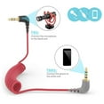thumbnail image 3 of 3.5mm Male To Male Right Angle Adaptor Cable, Stable Transmission Durable Color Matching Mechanism TRS To TRRS Cable PVC Gold Plated Plug  For Video Microphone, 3 of 8