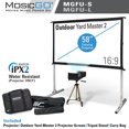 thumbnail image 3 of EliteProjector MosicGO Lite Series Ultra-Short Throw DLP Projector Upgrade to 75" Indoor/Outdoor Movie Screen,Home Cinema Movies, Video Games, Camping Backyard Movie, 3 of 7