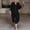 *Black, variant on ClodeEU Women's Lightweight Long Sleeve Linen Blend Midi Dress,Button Down Beach Dress with Pockets Yellow,Womens Plus M