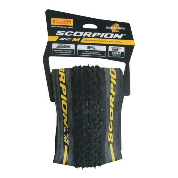 Pirelli Scorpion XC M Tire - 29 x 2.2, Tubeless, Folding, Yellow Label, Team Edition, ProWall, SmartGrip