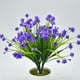 thumbnail image 2 of Toystoory La flor plástica artificial deja la decoración floral del hogar de los bonsais de 7 ramas Decoración azul, 2 of 4