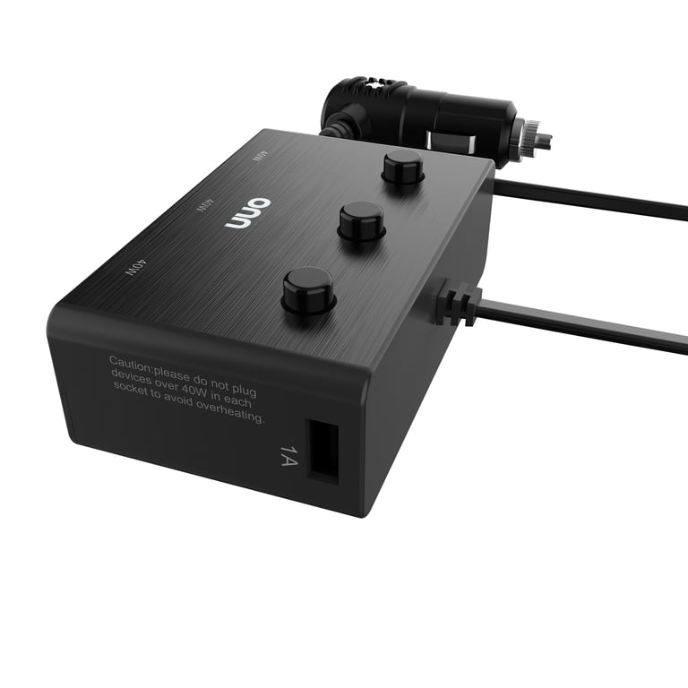 onn Triple Socket Charging Adapter with Dual USB Ports photo 8