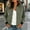 Army Green, variant on Women Casual Jacket Lightweight Long Sleeve Bomber Jackets Button Dowm Coat 2026 Fall Trendy Work Clothes with Pockets Black L