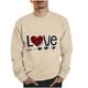 thumbnail image 1 of Sudaderas sin capucha para hombre, estilo casual, a la moda, con cuello redondo, estampado, de manga larga, blusas de manga larga y cuello redondo, blusas de poliéster para hombre, 1 of 3