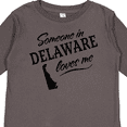 thumbnail image 4 of Inktastic Someone in Delaware Loves Me Boys or Girls Long Sleeve Toddler T-Shirt, 4 of 5
