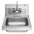 thumbnail image 2 of GRIDMANN Commercial NSF Stainless Steel Hand Washing Sink w/ Faucet, Wall Mount, 2 of 7