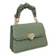 thumbnail image 1 of Bolso de hombro Convertible pequeño para mujer, bolso de mano con rombos simples, bolso de viaje a la moda, tamaño libre verde, 1 of 8