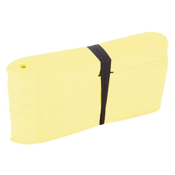100 PVC Garden Pot Marker Stakes Plastic Waterproof Plant Tags Yard Nursery Plant Identification Stakes yellow