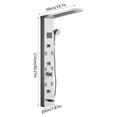 thumbnail image 2 of XIANERS Shower Panel Tower System Smart LED Shower Panel System with Body Jets Bath Wall Mount Shower Panel System Stainless Steel Shower Screen for bathroom superior, 2 of 9