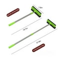 thumbnail image 3 of Window Scraper, Retractable Handle, 2 In 1 Window Cleaning Tool With Doublesided Blade Rubber And Washing Sponge For Glass Doors, Cars, Bathrooms, 3 of 8