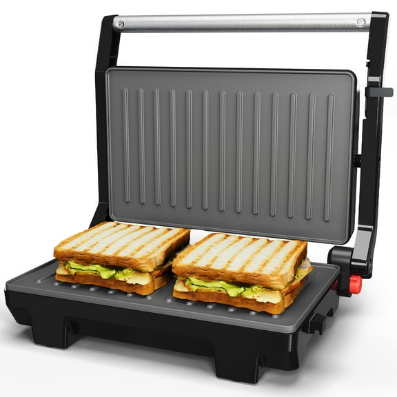 Sunvivi 1000W Portable Panini Press Sandwich Maker