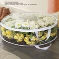 thumbnail image 2 of Suodoka Clear PVC Wreath Storage Bag 24”×20” with Double Zippers, Reinforced Handle, Dust & Water‑Proof, Ideal for Christmas, Easter & Halloween, 2 of 5