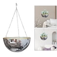 thumbnail image 3 of Hanging Basket, Hanging Flower Pots for Outdoor Plants Flowers Rattan 10cm, 3 of 8
