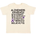 thumbnail image 3 of Inktastic Alzheimers Disease Awareness Month Ribbon Boys or Girls Toddler T-Shirt, 3 of 5