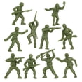 thumbnail image 3 of Toy BMC Classic OD Green Plastic Army Men 40pc WW2 Soldier, 3 of 7