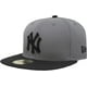 thumbnail image 1 of New Era 59Fifty Hat New York Yankees MLB Basic Storm Gray/Black Fitted Cap, 1 of 4