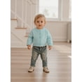 thumbnail image 4 of BemeyourBBs Kids Fall Knit Cardigan Long Sleeve Solid Button Down Sweater, 4 of 9