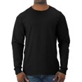 thumbnail image 1 of Jerzees Men's Adult Long Sleeve Tee X Sizes, Black, 2X, 1 of 1