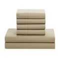 thumbnail image 4 of Supreme 7 Piece Bed-In-A-Bag All Season Solid Comforter & Sheet Set, Full, Taupe, 4 of 5