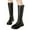 Black, variant on Wavsuf Combat Boots for Women Winter Knee High Oversized Black Shoes Size 42