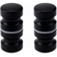 thumbnail image 1 of 2pcs Black Bathroom Pull Handles, Suitable for Shower Glass Door Knobs, Back to Back Knobs for Shower Doors, 1 of 5