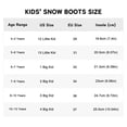 thumbnail image 3 of NIPAXO Kids Snow Boots Waterproof Purple and Black Faux Fur Collar Classic Lace-Up Winter Boots for Boys Girls, 3 of 11