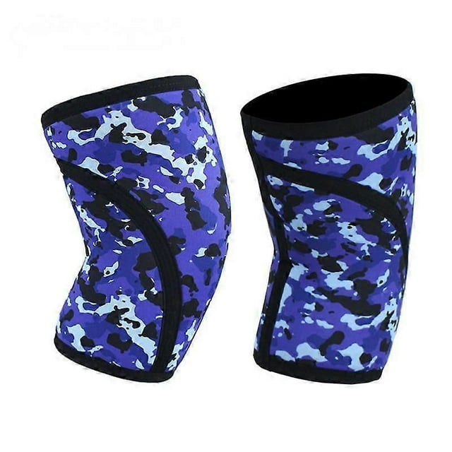 2 Pack Knee Braces for Knee Pain, Compression Knee Brace, Knee Support for Women/Men - Running Knee Brace, Knee Sleeves Weightlifting-Blue M