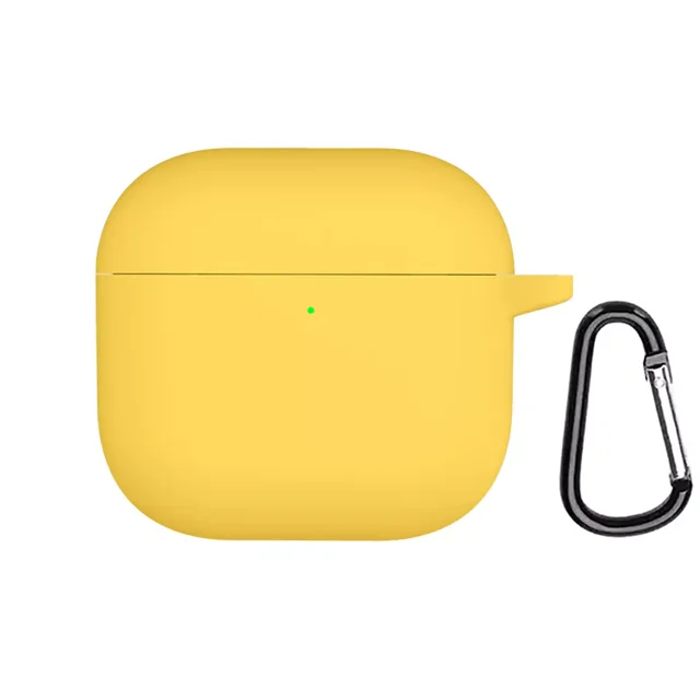 GadgetCom Replacement Case Compatible with Apple AirPods 4 , Shockproof Silicone Earbuds Pouch Cover With Clip Hook
