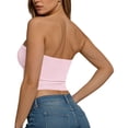 thumbnail image 4 of Hessimy Breathable Tank Tops Women Underwear Tops Sleeveless Undershirt Cotton Camisole Cool Base Layer for Women(Pink,L), 4 of 6