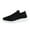 Black, variant on CAICJ98 Gym Shoes Women Women Sneakers Comfort Slip On Wedges Shoes Breathable Mesh Walking Shoes,White
