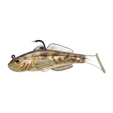LiveTarget GOB90PT605 Goby Paddle Tail Soft Plastic Swimbait 3 5/8