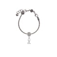 thumbnail image 2 of Delight Jewelry Silvertone Stethoscope Lord Guide Me Charm Bead, 2 of 4