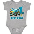 thumbnail image 3 of Inktastic 1st Birthday Monster Truck Boys Baby Bodysuit, 3 of 5