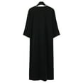 thumbnail image 4 of LMOIPLI Mens Embroidery Moroccan Thobe Men Muslim Mogadishu Djellaba Robe Islamic Jubba Prayer Kaftan Islamic Arabic Abaya Black XL, 4 of 5