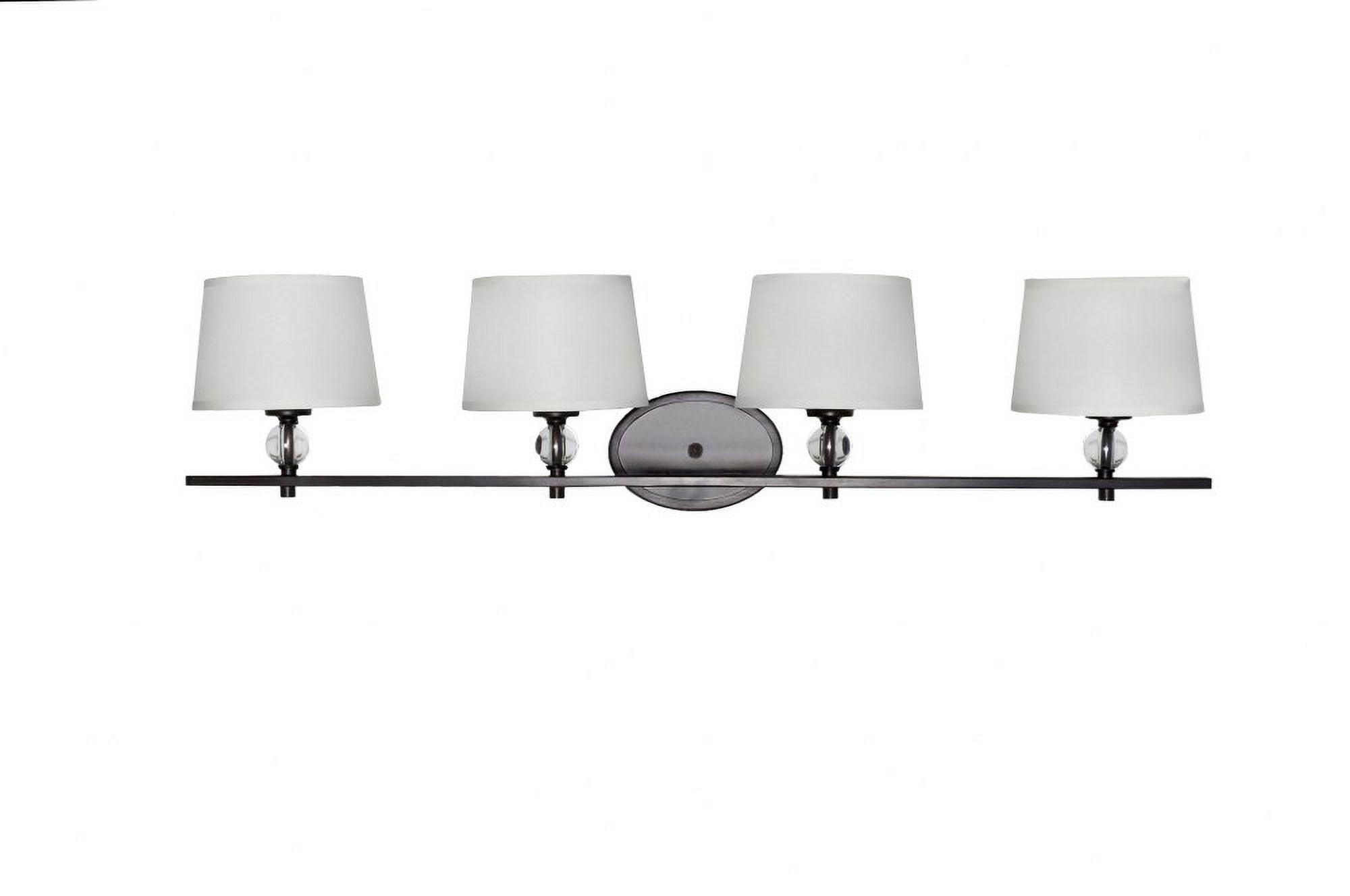 Maxim Lighting - Four Light Bath Vanity - Rondo-4 Light Transitional Bath Vanity