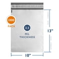thumbnail image 4 of 10 x 13 Poly Mailers Shipping Envelopes Bags Waterproof Self Sealing 2.5 Mil 1000 Pack, 4 of 4