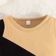 thumbnail image 5 of Hotiary Baby Boys 2Pcs Summer Outfits Short Sleeve Letter Print Patchwork T-shirt Tops Elastic Waistband Shorts Set Infant Toddler Outfit Clothes for 3-24 Months, 5 of 8