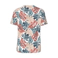 thumbnail image 3 of Rocae Tropical Leaves for Breathable Men's Baseball T-Shirt Fashionable Casual Baseball Jersey, Moisture-wicking Sportswear Medium, 3 of 9