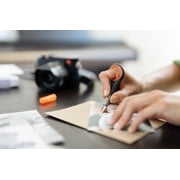 Slice 10580 Precision Knife | Unique Black Handle with Finger Grip, Precise Control, Detailed Cuts | Finger Friendly Ceramic Safety Knife Blade