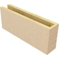 thumbnail image 5 of Ekena Millwork 4"W x 8"H x 20"L Block Woodgrain TimberThane Rafter Tail, Primed Tan, 5 of 6