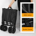 thumbnail image 2 of Durable 600D Oxford Folding Wagon Cover Storage Bag Dustproof Accessory for Outdoor Garden Carts, 2 of 3